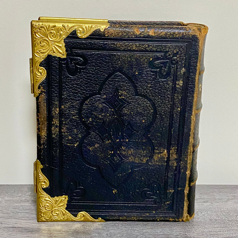 Antique Giant The Holy Bible Edited By Rev. John Eadie Illustrated Circa 1880s