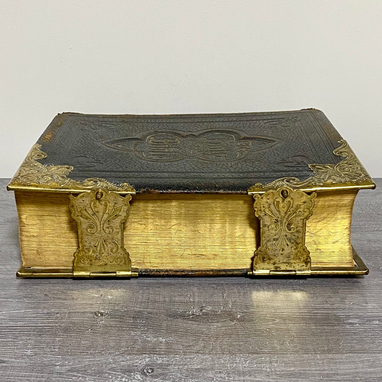 Antique Giant The Holy Bible Edited By Rev. John Eadie Illustrated Circa 1880s