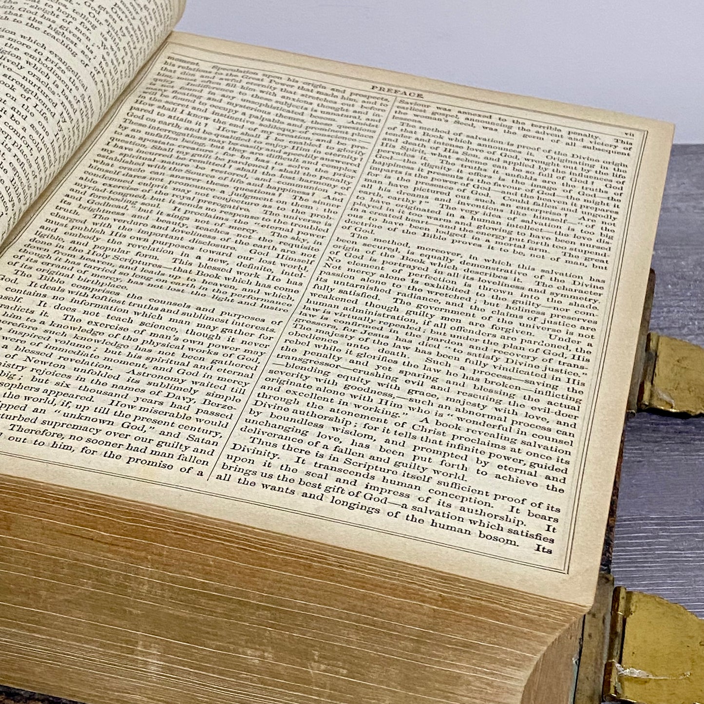 Antique Giant The Holy Bible Edited By Rev. John Eadie Illustrated Circa 1880s