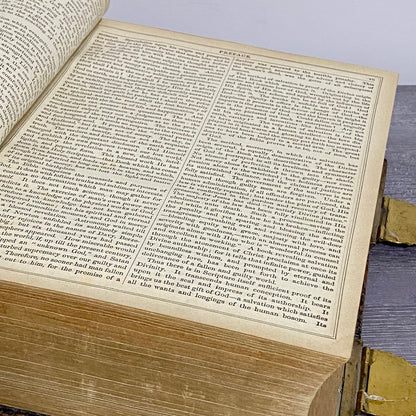 Antique Giant The Holy Bible Edited By Rev. John Eadie Illustrated Circa 1880s