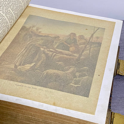 Antique Giant The Holy Bible Edited By Rev. John Eadie Illustrated Circa 1880s