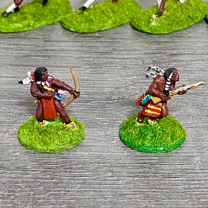 25mm ACW North American Natives Painted Metal Dixon Miniatures War Games 11 Figs