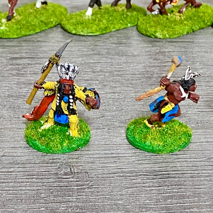 25mm ACW North American Natives Painted Metal Dixon Miniatures War Games 11 Figs