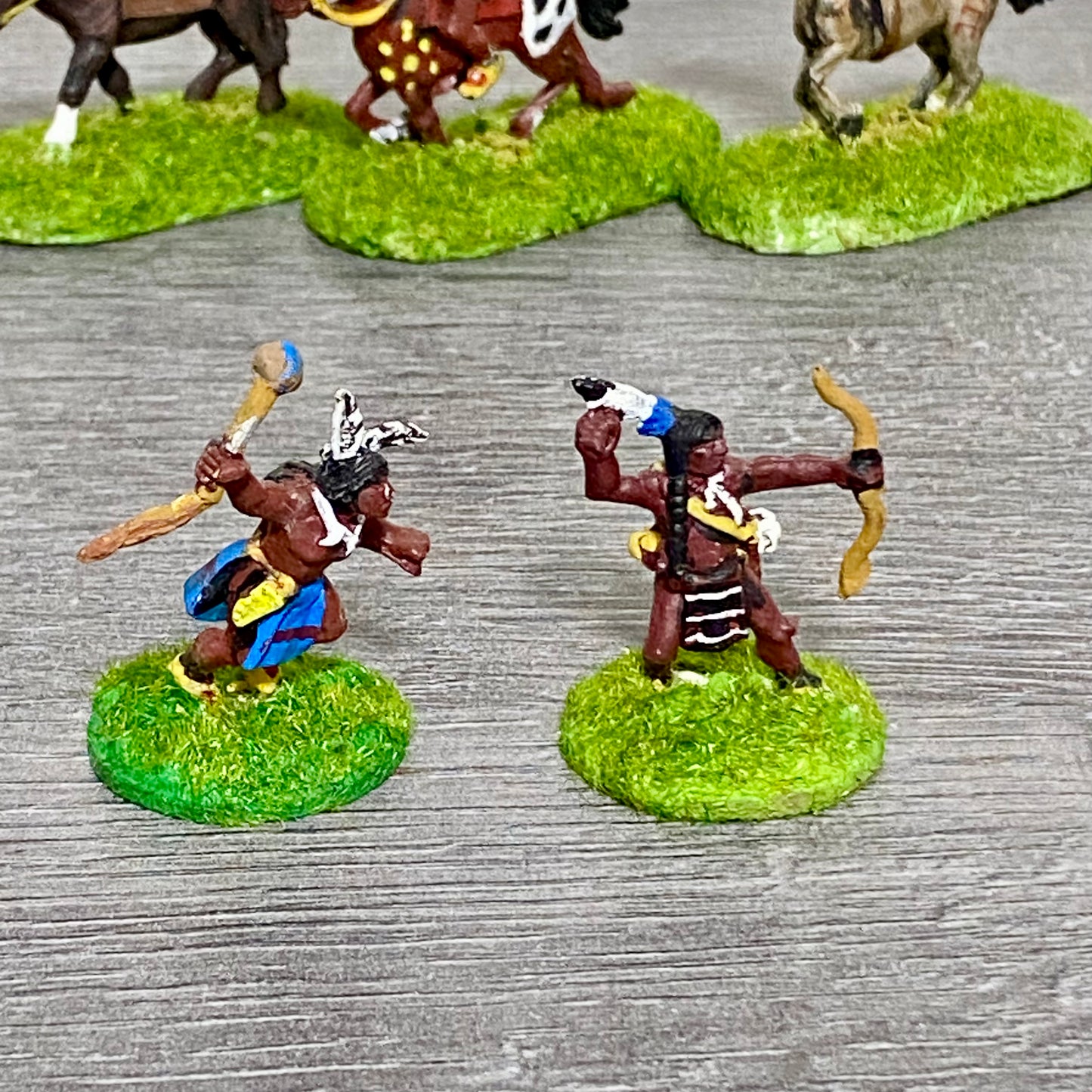 25mm ACW North American Natives Painted Metal Dixon Miniatures War Games 11 Figs