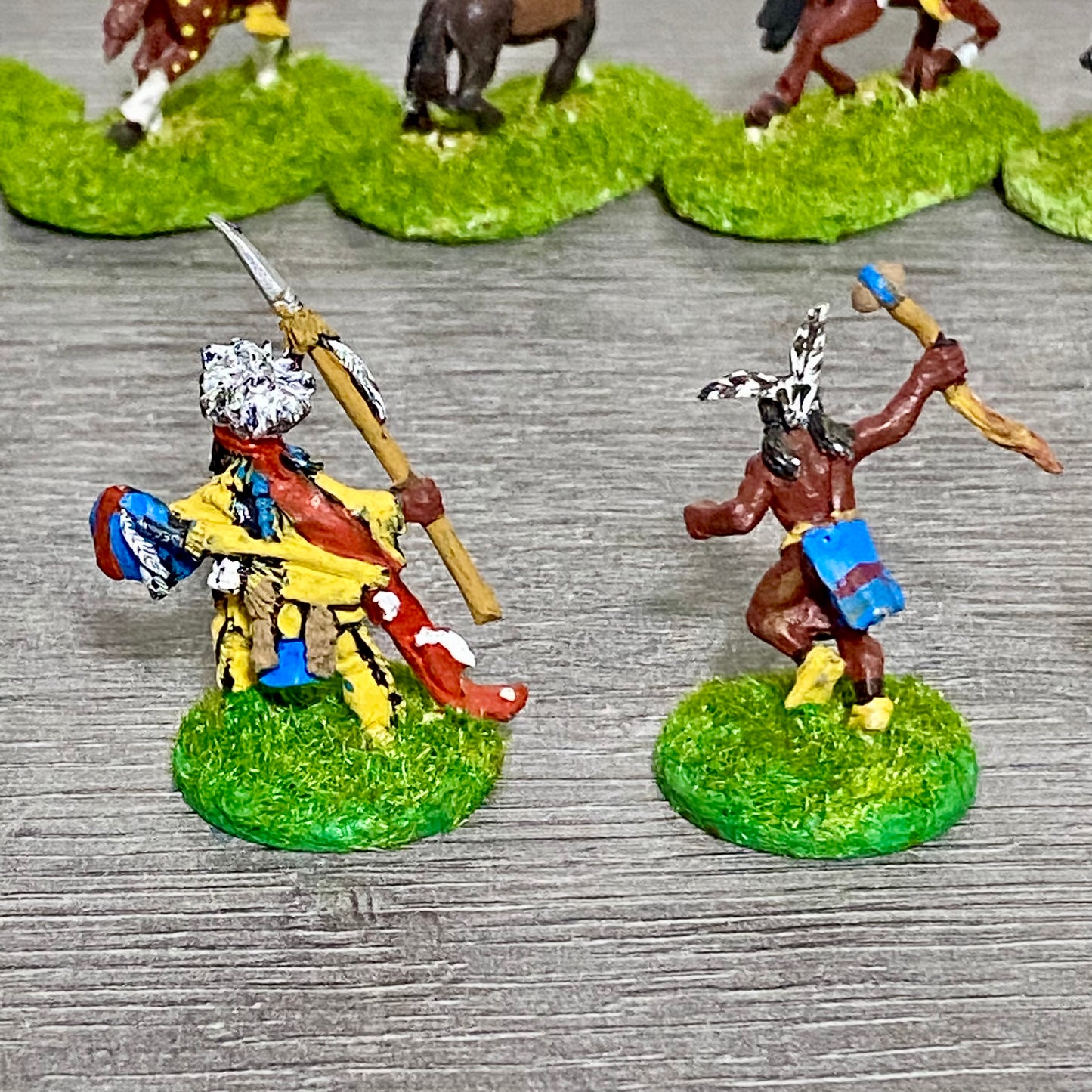 25mm ACW North American Natives Painted Metal Dixon Miniatures War Games 11 Figs
