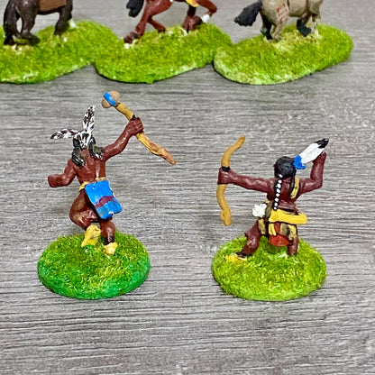 25mm ACW North American Natives Painted Metal Dixon Miniatures War Games 11 Figs