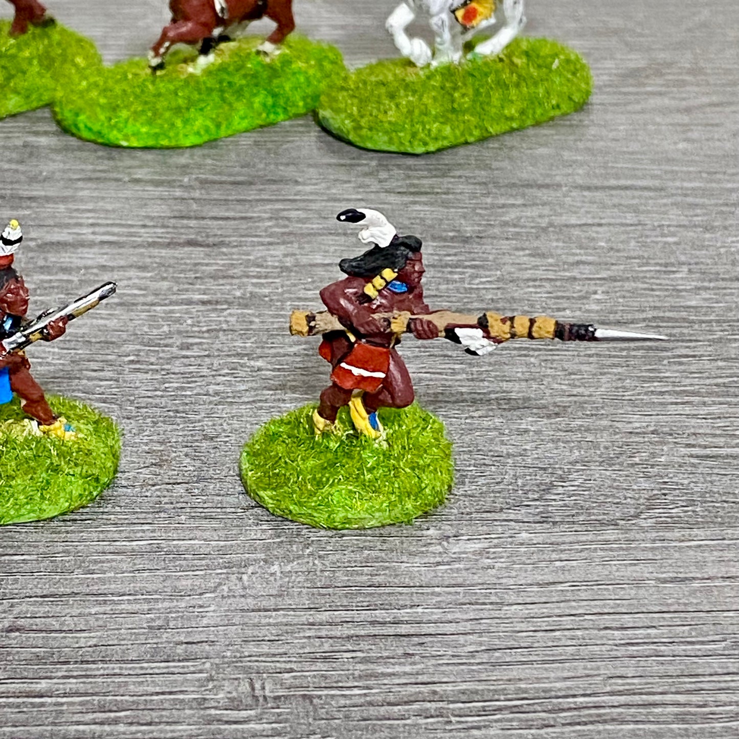 25mm ACW North American Natives Painted Metal Dixon Miniatures War Games 9 Figs
