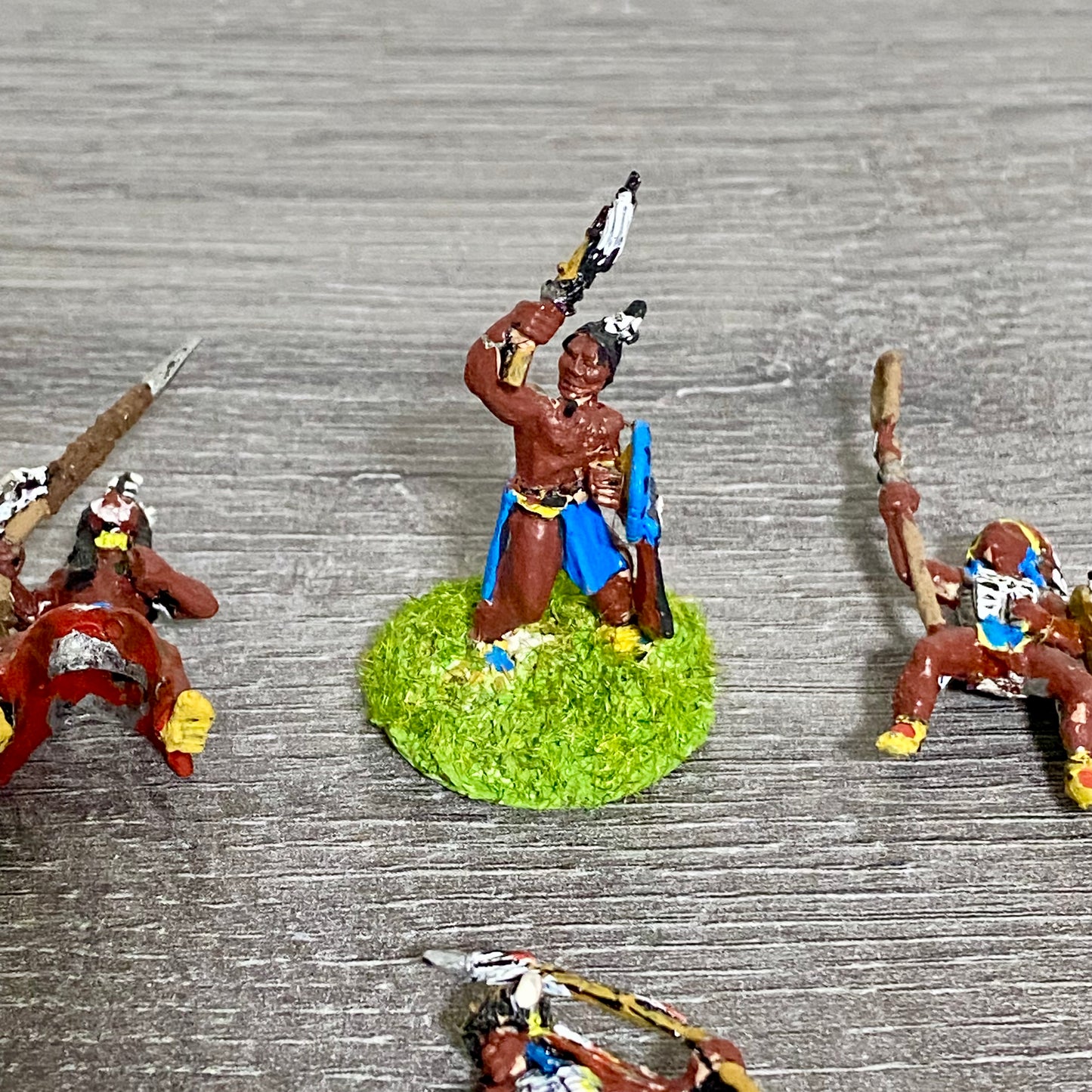 25mm ACW North American Natives Painted Metal Dixon Miniatures War Games 6 Figs