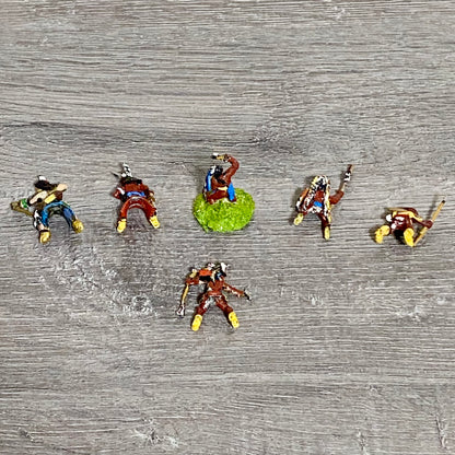 25mm ACW North American Natives Painted Metal Dixon Miniatures War Games 6 Figs