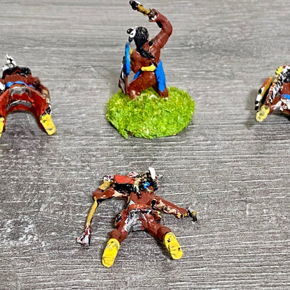 25mm ACW North American Natives Painted Metal Dixon Miniatures War Games 6 Figs