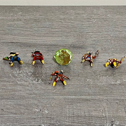 25mm ACW North American Natives Painted Metal Dixon Miniatures War Games 6 Figs