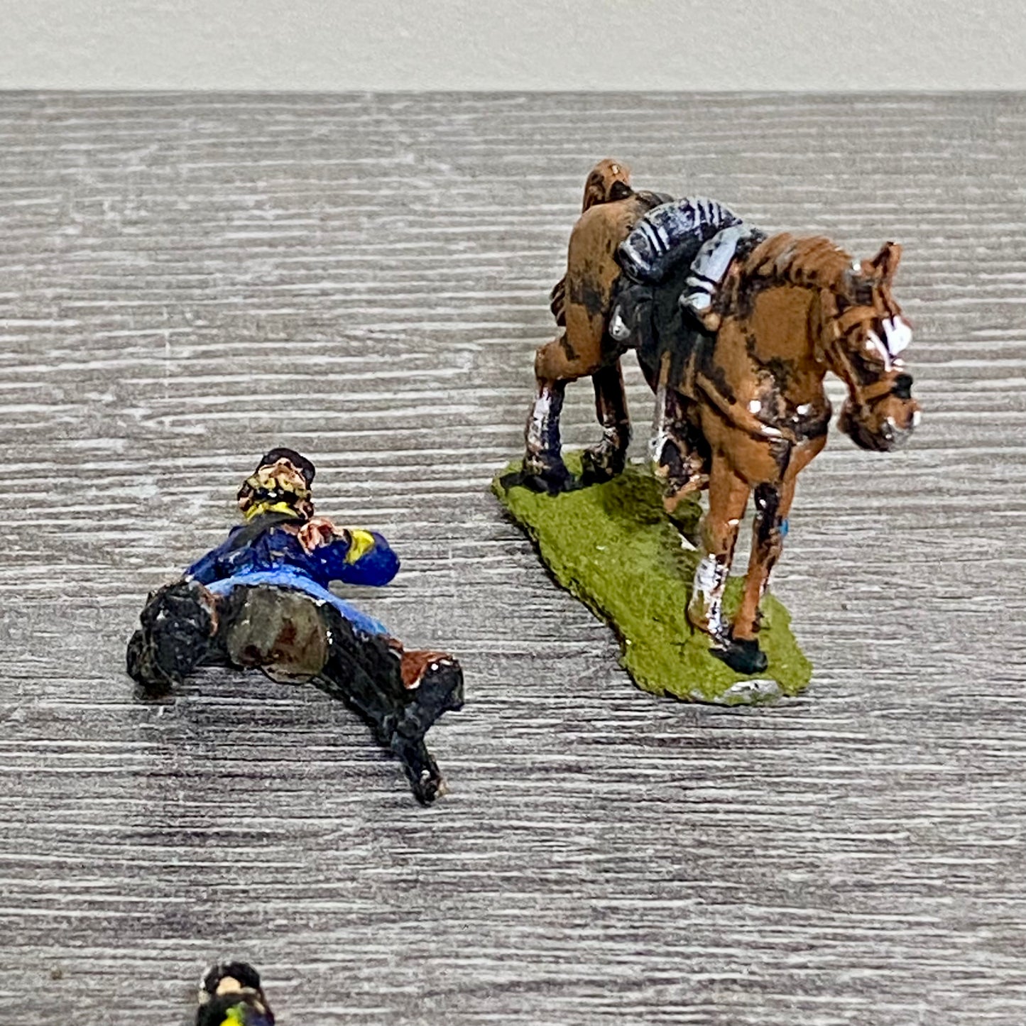 28mm ACW US Cavalry 1867 Painted Metal Figures Miniatures & Flag Wargames 8 Figs