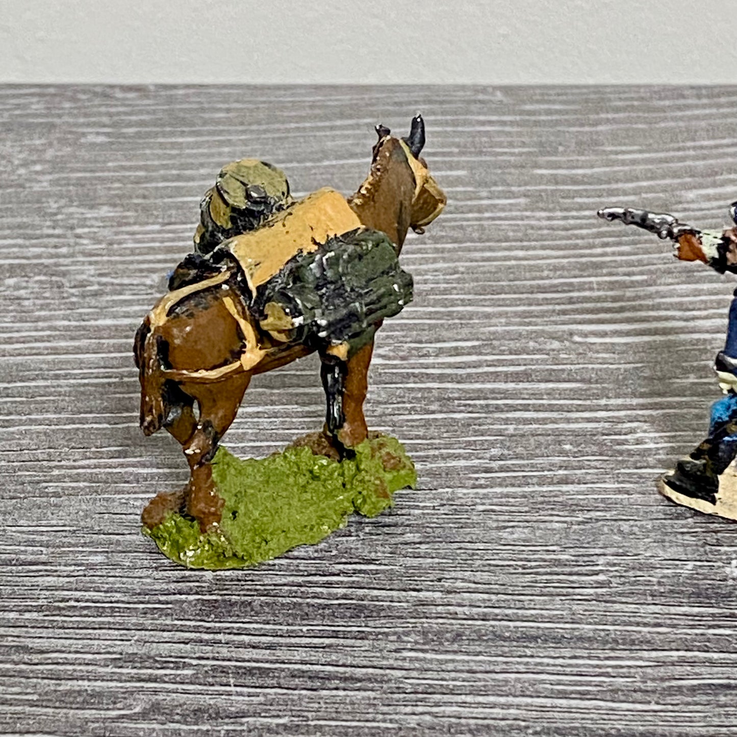 28mm ACW US Cavalry 1867 Painted Metal Figures Miniatures & Flag Wargames 8 Figs