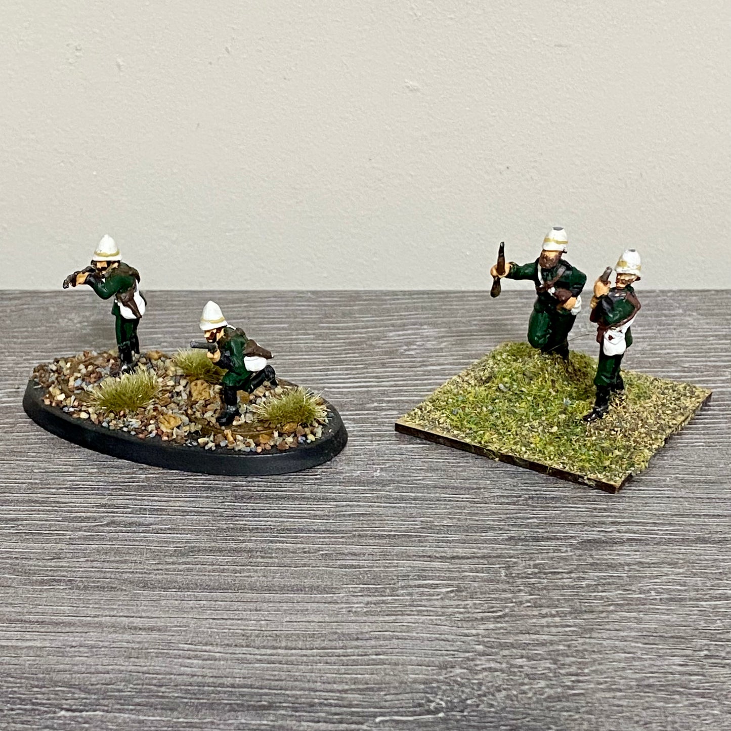 28mm British Colonial Cavalry Painted Metal Figures Unmounted War Games 2 Figs