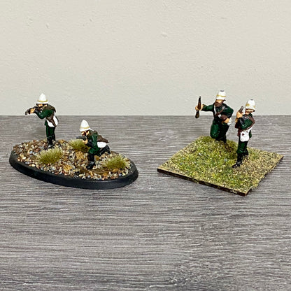 28mm British Colonial Cavalry Painted Metal Figures Unmounted War Games 2 Figs