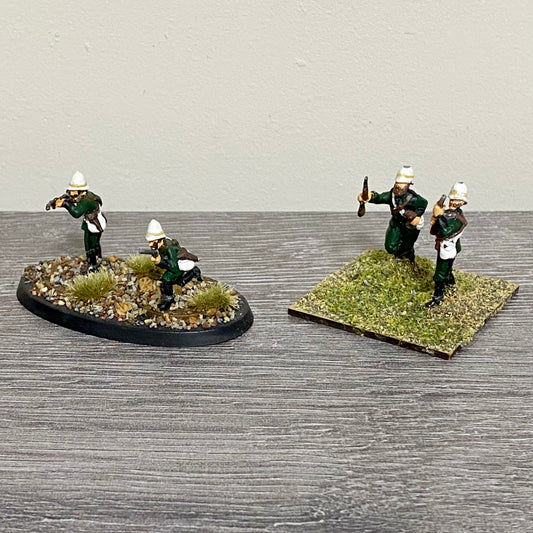 28mm British Colonial Cavalry Painted Metal Figures Unmounted War Games 2 Figs