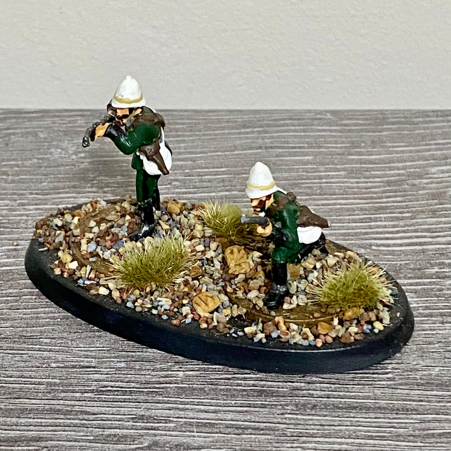 28mm British Colonial Cavalry Painted Metal Figures Unmounted War Games 2 Figs