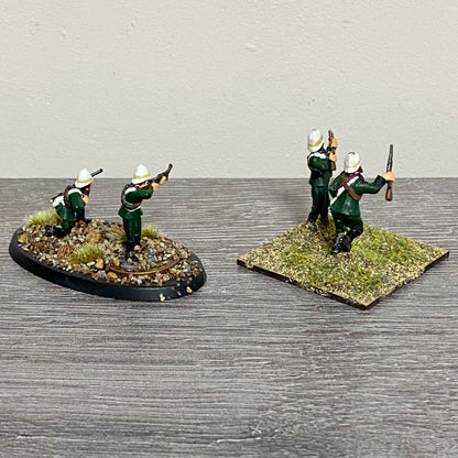 28mm British Colonial Cavalry Painted Metal Figures Unmounted War Games 2 Figs