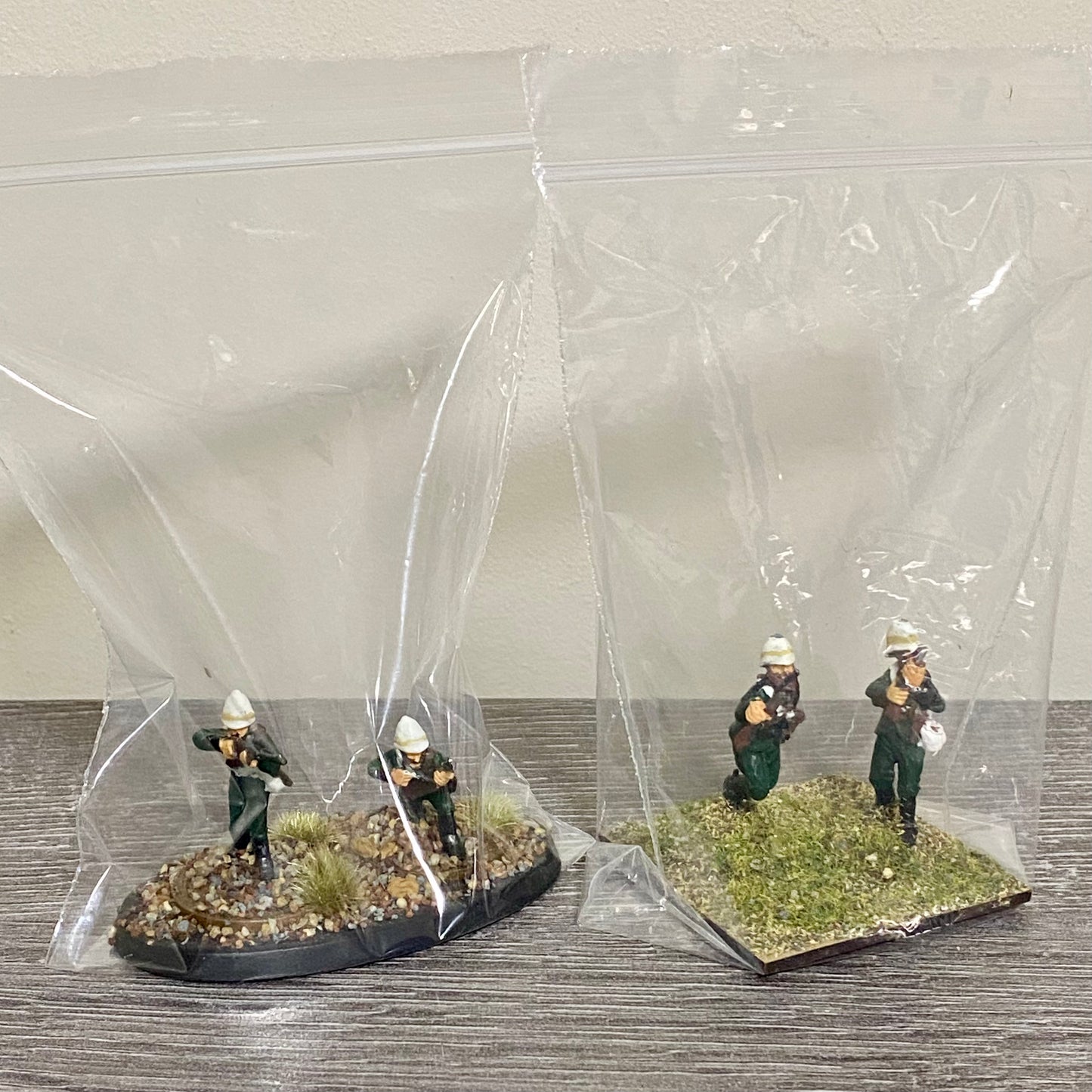 28mm British Colonial Cavalry Painted Metal Figures Unmounted War Games 2 Figs