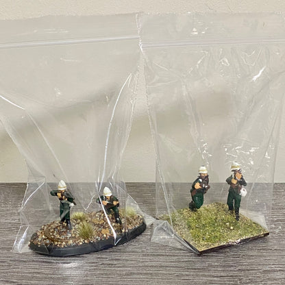 28mm British Colonial Cavalry Painted Metal Figures Unmounted War Games 2 Figs