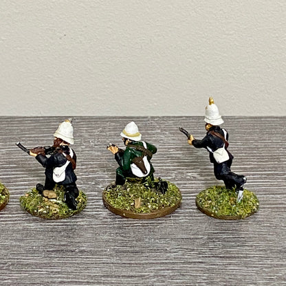 28mm British Colonial Cavalry Painted Metal Figures Unmounted War Games 7 Figs