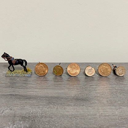 28mm British Colonial Cavalry Painted Metal Figures Unmounted War Games 7 Figs