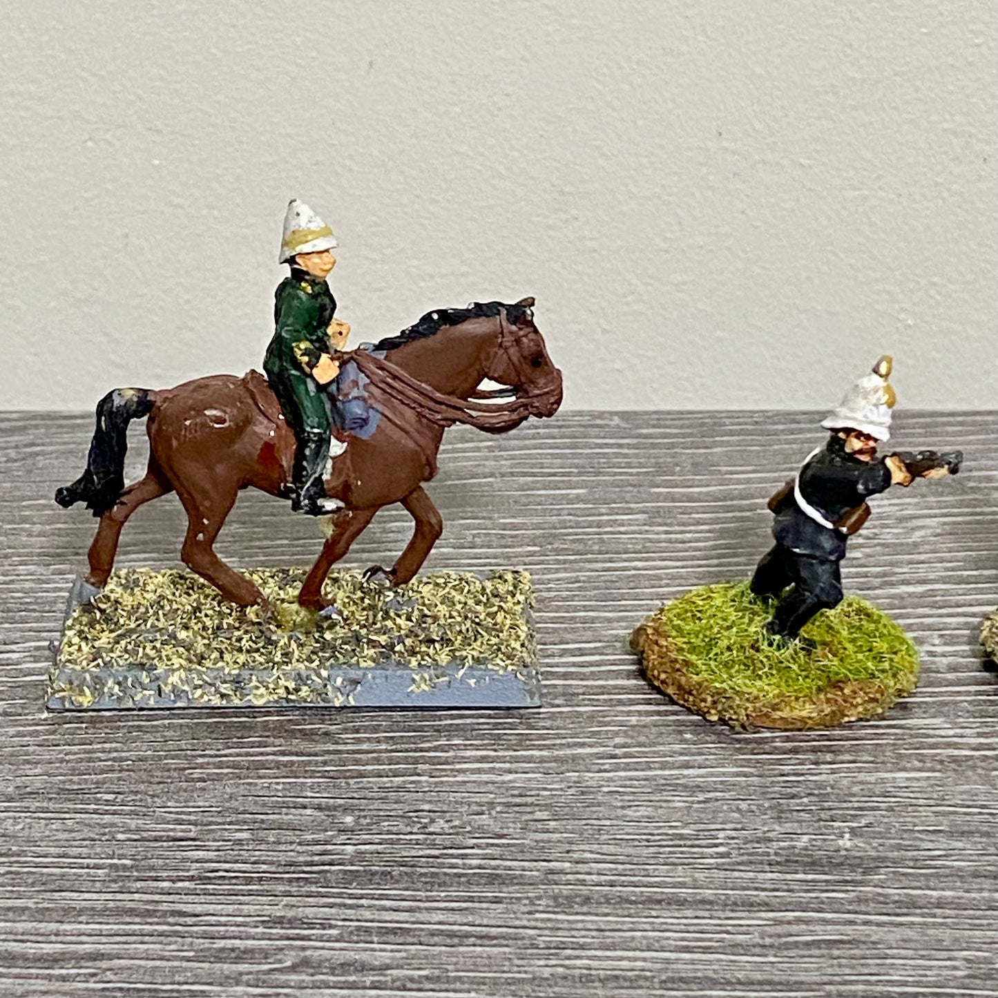 28mm British Colonial Cavalry Painted Metal Figures Unmounted War Games 6 Figs