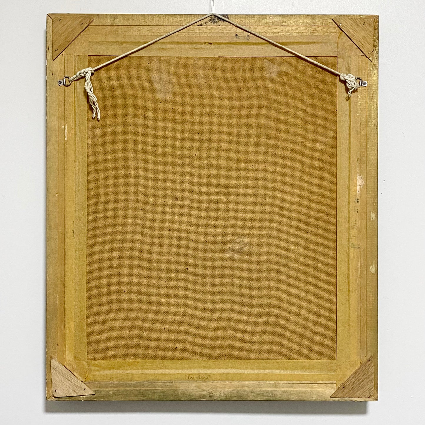 Vintage The Red Boy Textured Print After Sir Thomas Lawrence Large Gilt Framed