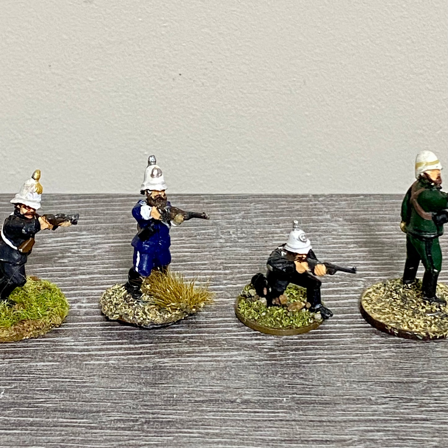 28mm British Colonial Cavalry Painted Metal Figures Unmounted War Games 6 Figs