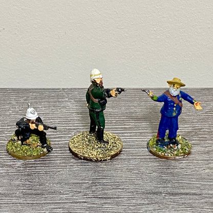 28mm British Colonial Cavalry Painted Metal Figures Unmounted War Games 6 Figs