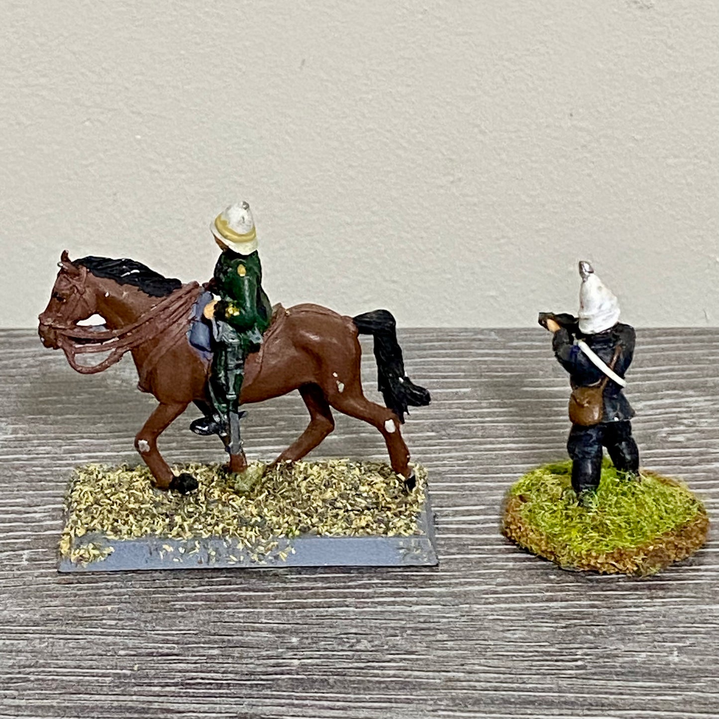 28mm British Colonial Cavalry Painted Metal Figures Unmounted War Games 6 Figs