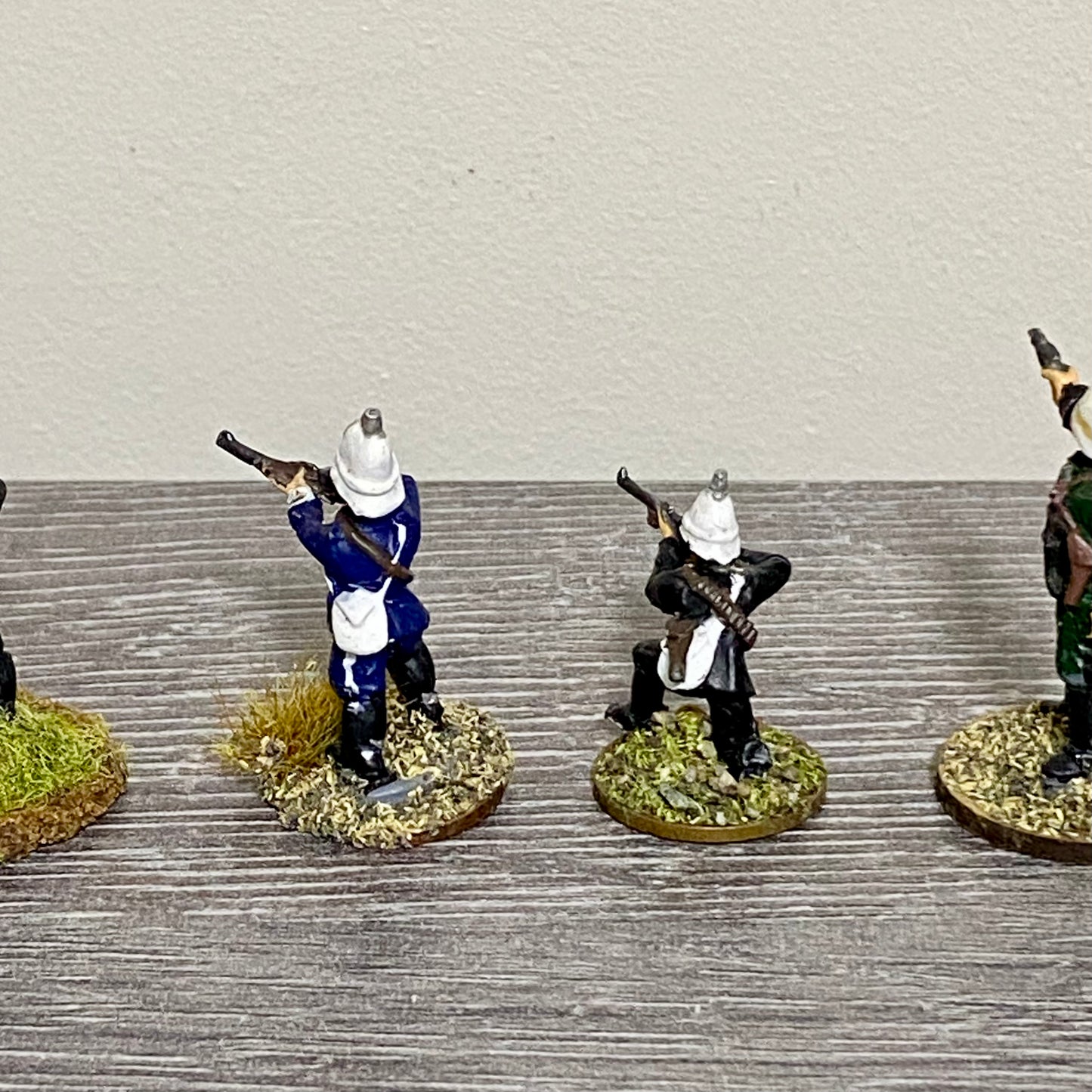 28mm British Colonial Cavalry Painted Metal Figures Unmounted War Games 6 Figs