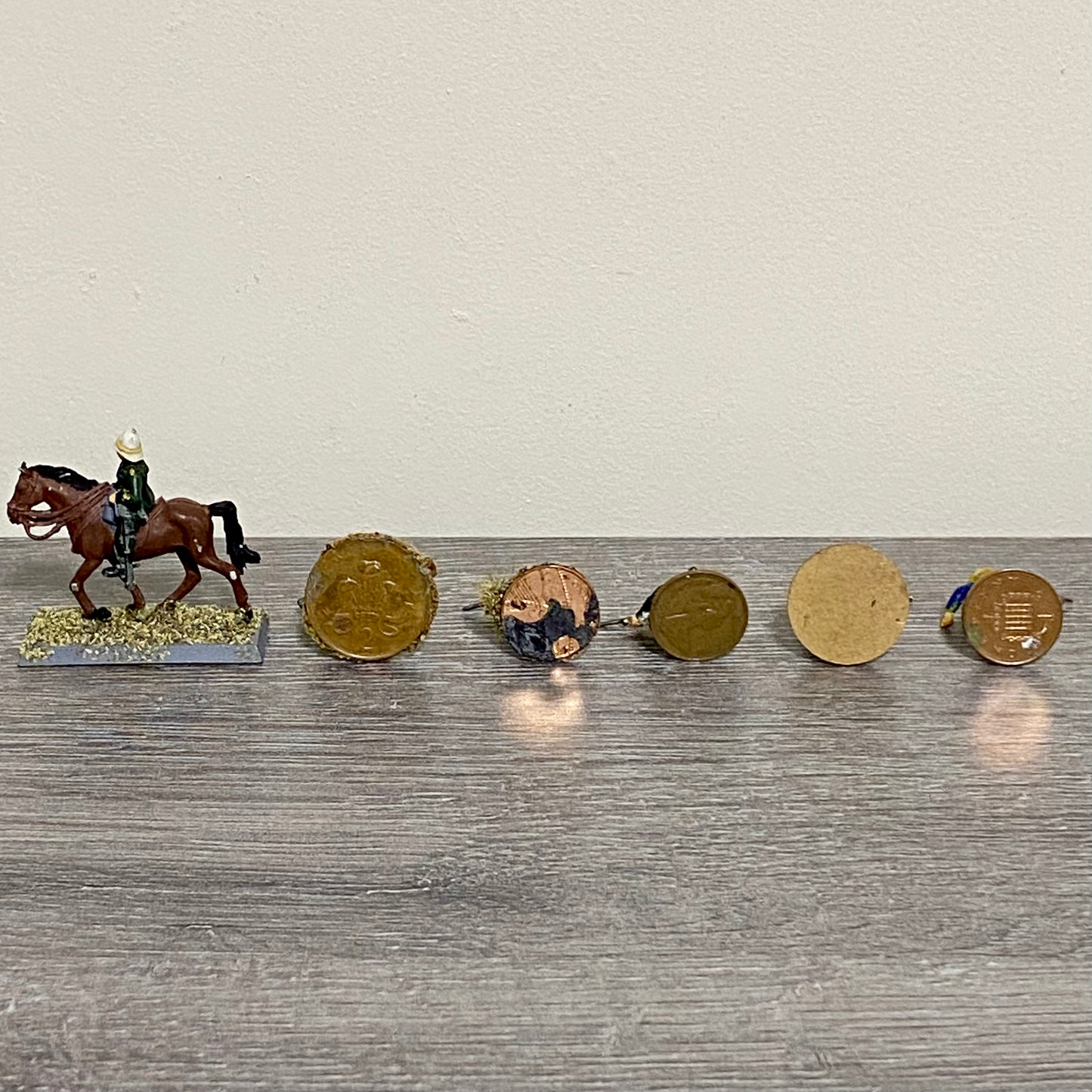 28mm British Colonial Cavalry Painted Metal Figures Unmounted War Games 6 Figs