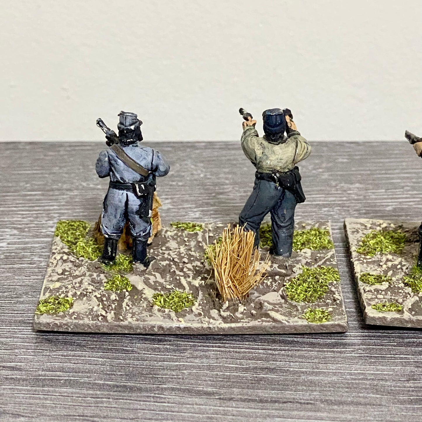 28mm ACW American Wild West Painted Metal Dixon Miniatures Wargames 4 Fig Scenes