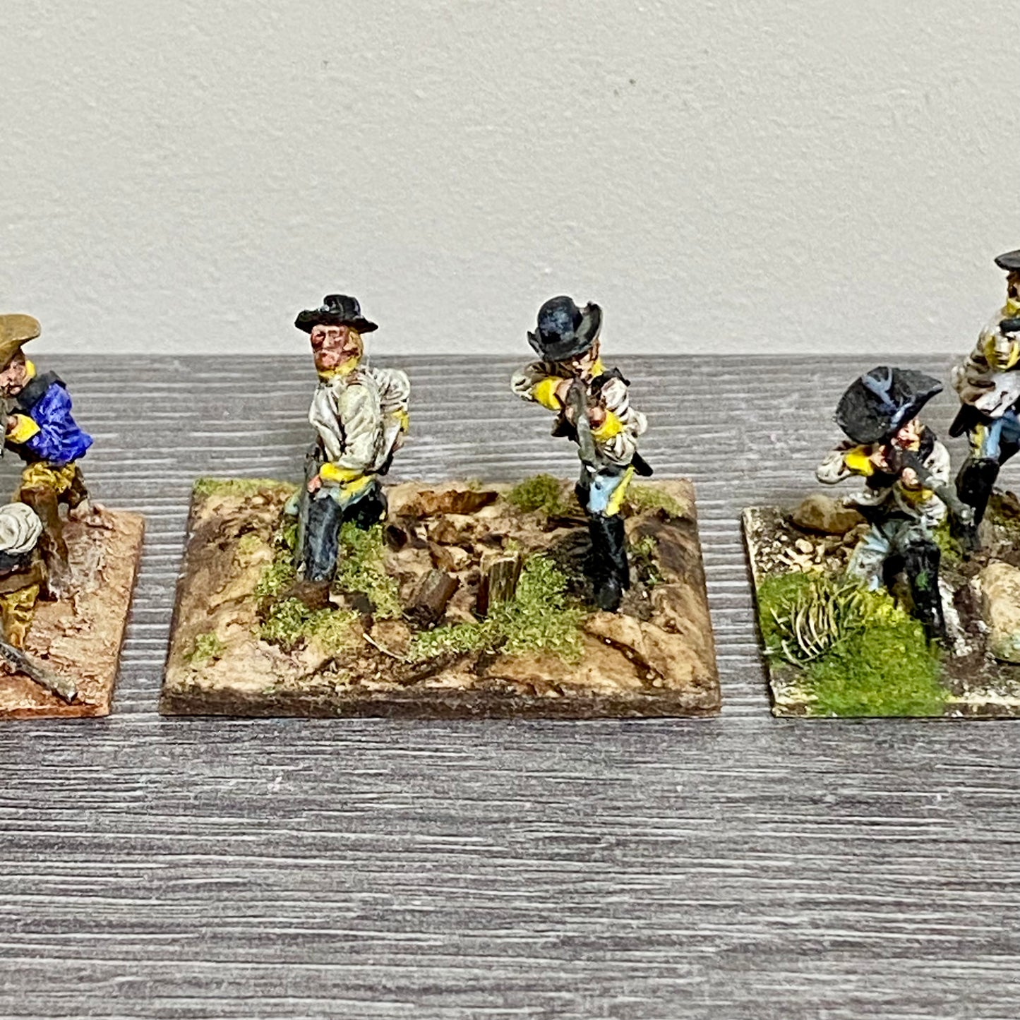28mm ACW American Wild West Painted Metal Unmounted Miniatures War Games 5 Figs