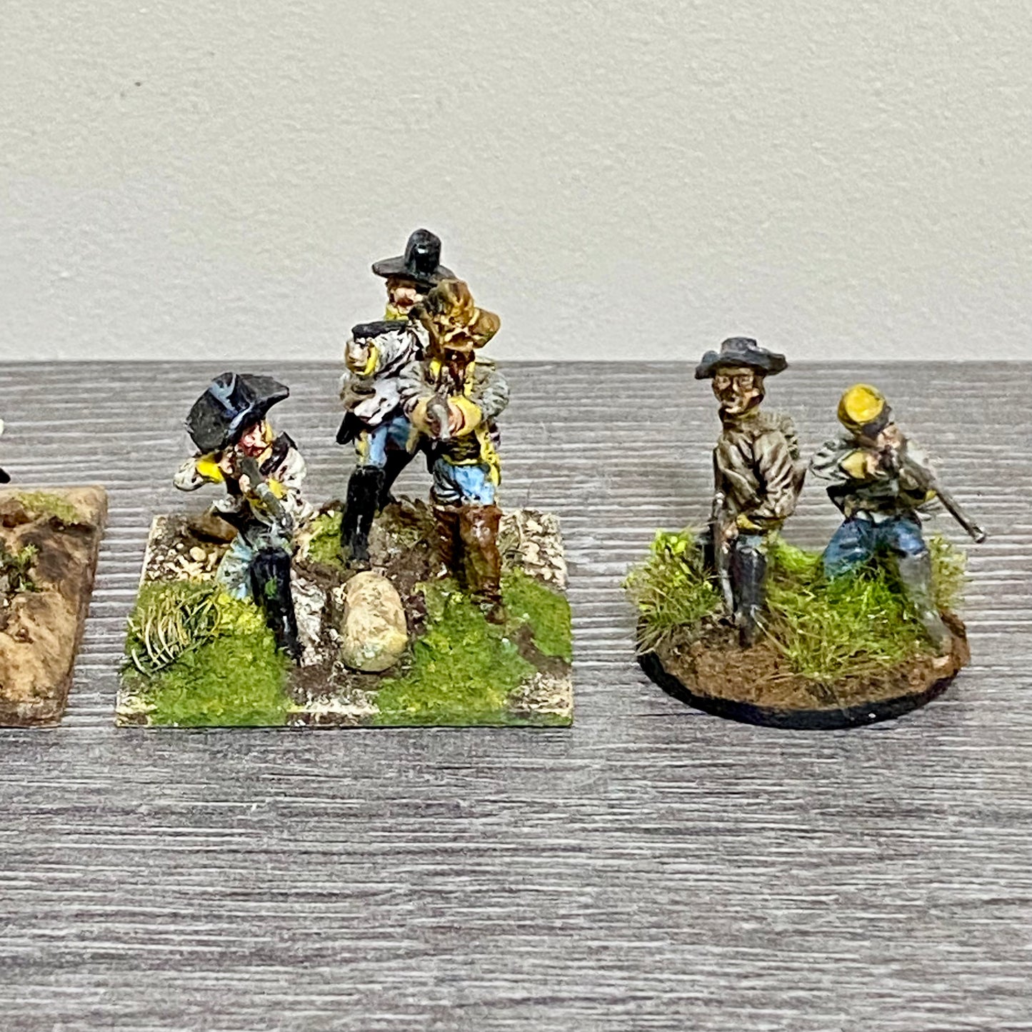 28mm ACW American Wild West Painted Metal Unmounted Miniatures War Games 5 Figs