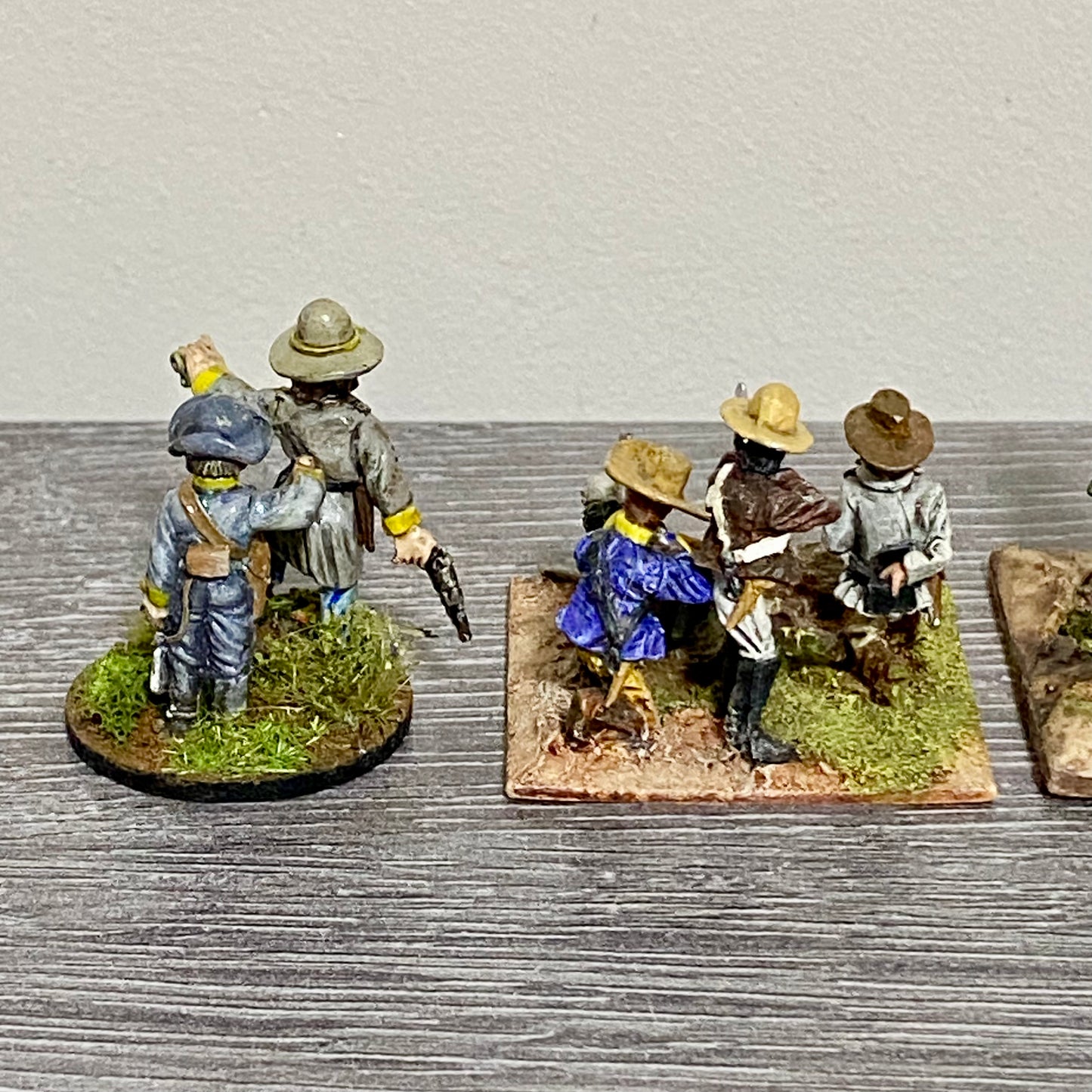 28mm ACW American Wild West Painted Metal Unmounted Miniatures War Games 5 Figs