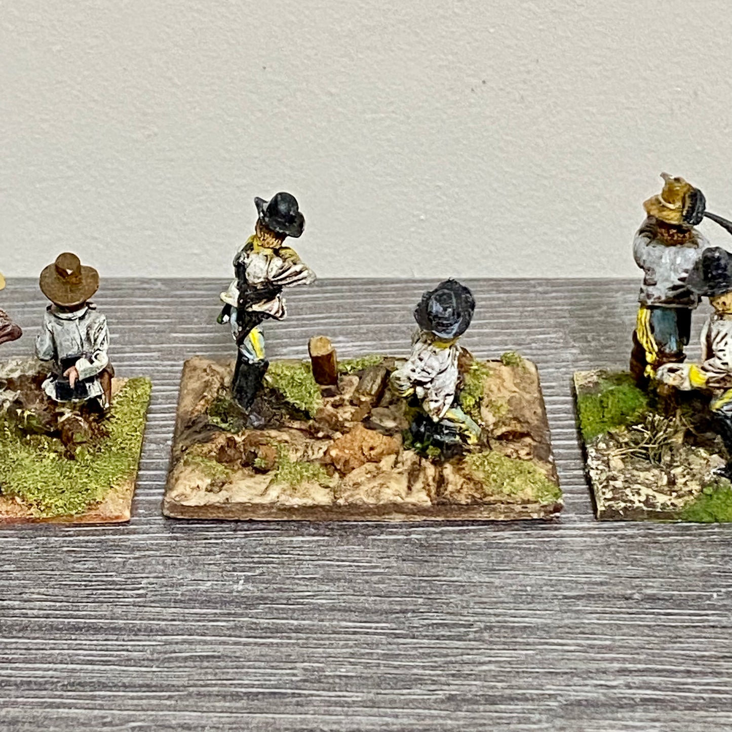 28mm ACW American Wild West Painted Metal Unmounted Miniatures War Games 5 Figs