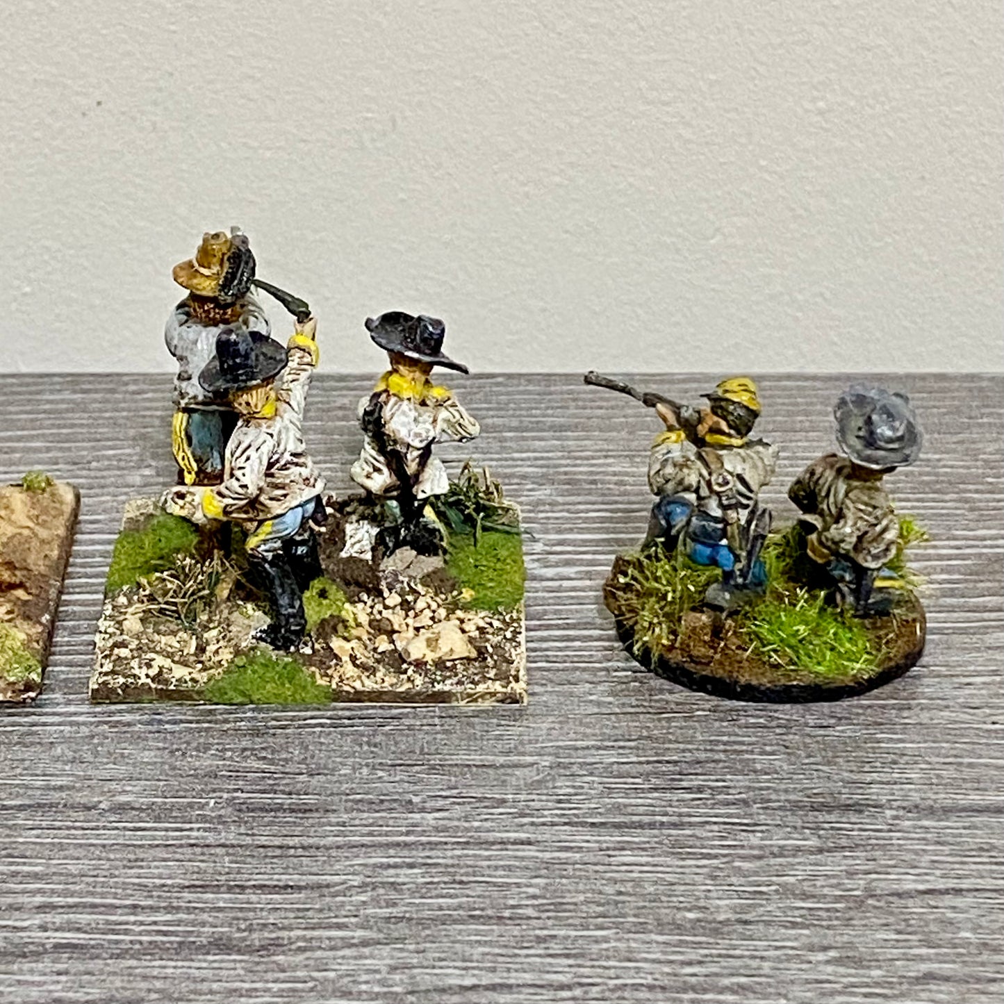 28mm ACW American Wild West Painted Metal Unmounted Miniatures War Games 5 Figs