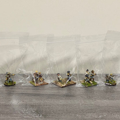 28mm ACW American Wild West Painted Metal Unmounted Miniatures War Games 5 Figs
