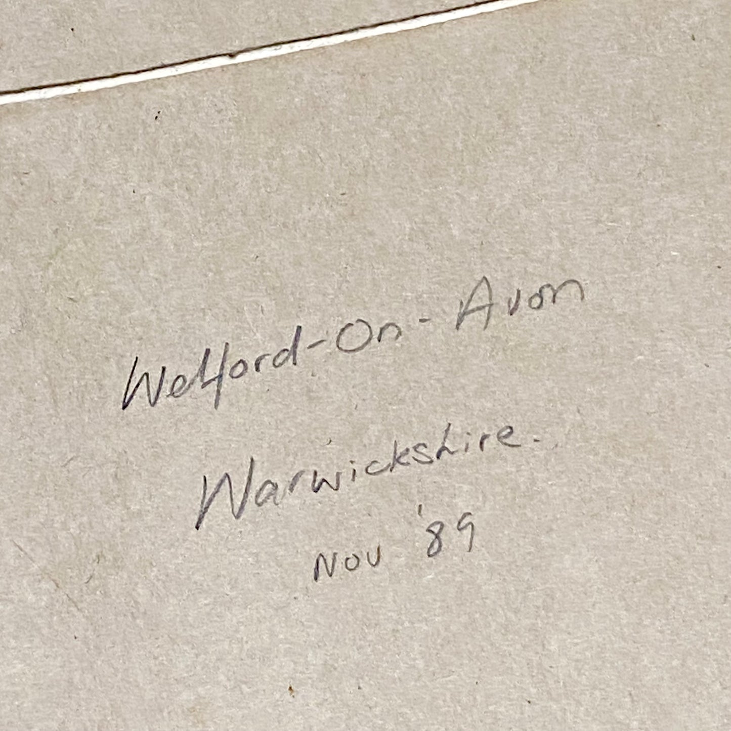 Vintage Thatched Cottage Welford-on-Avon Oil Painting Signed P Scott 1989 Framed