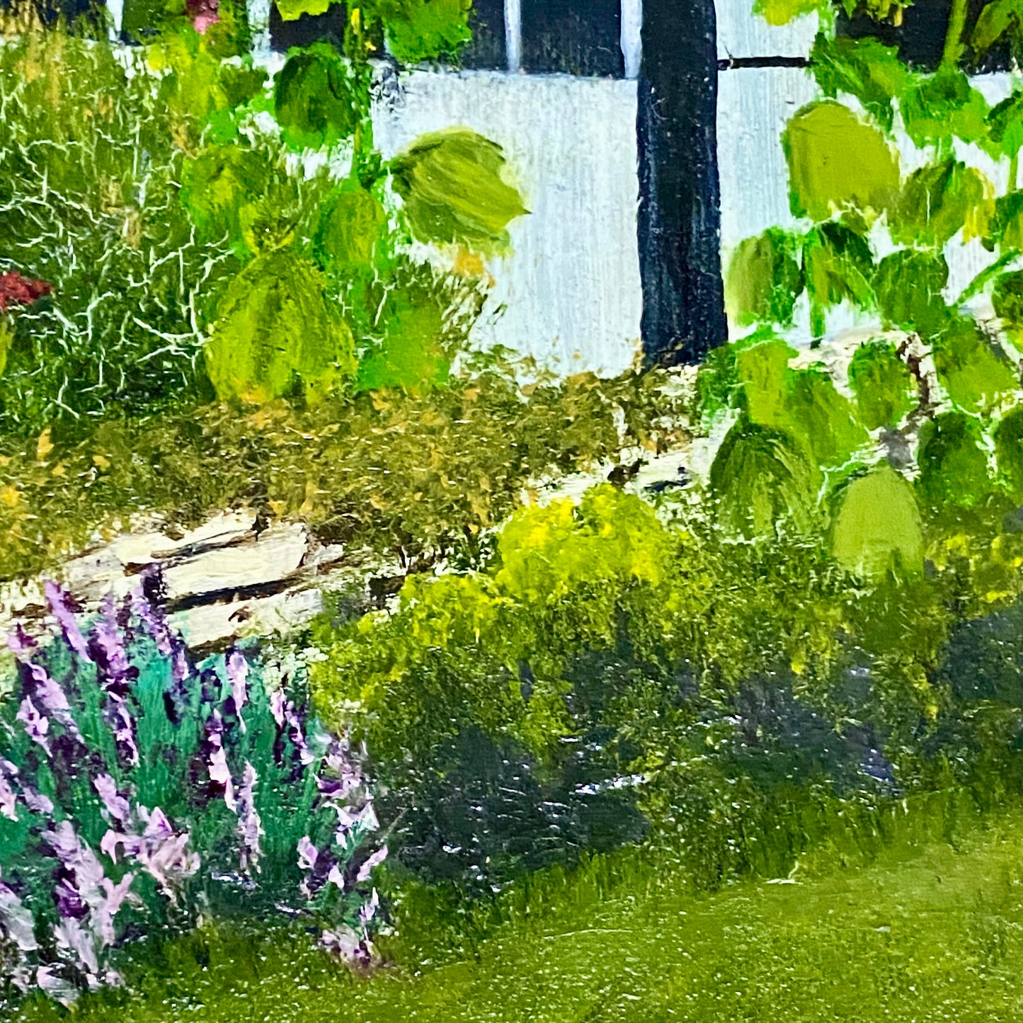 Vintage Thatched Cottage Welford-on-Avon Oil Painting Signed P Scott 1989 Framed