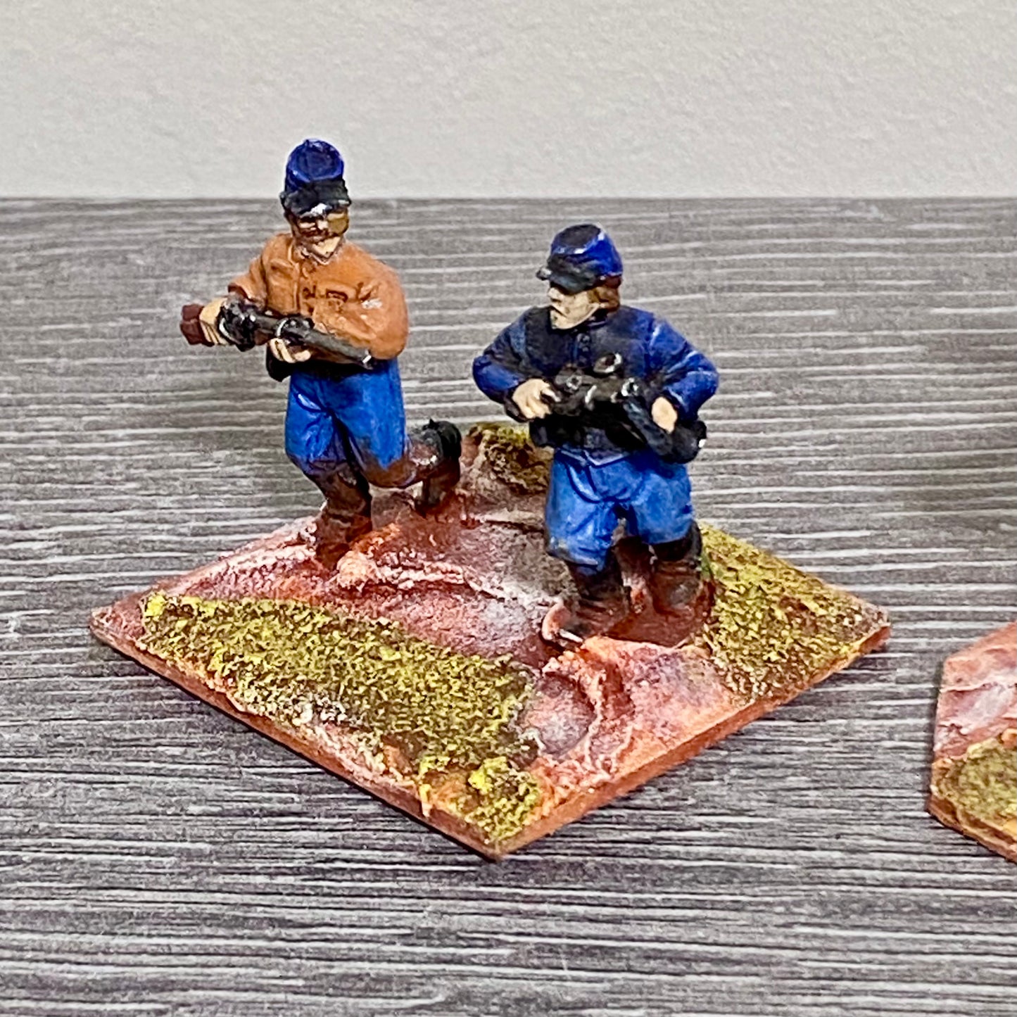 28mm ACW Union Cavalry Mounted Unmounted Painted Metal Miniatures Wargames 2 Fig
