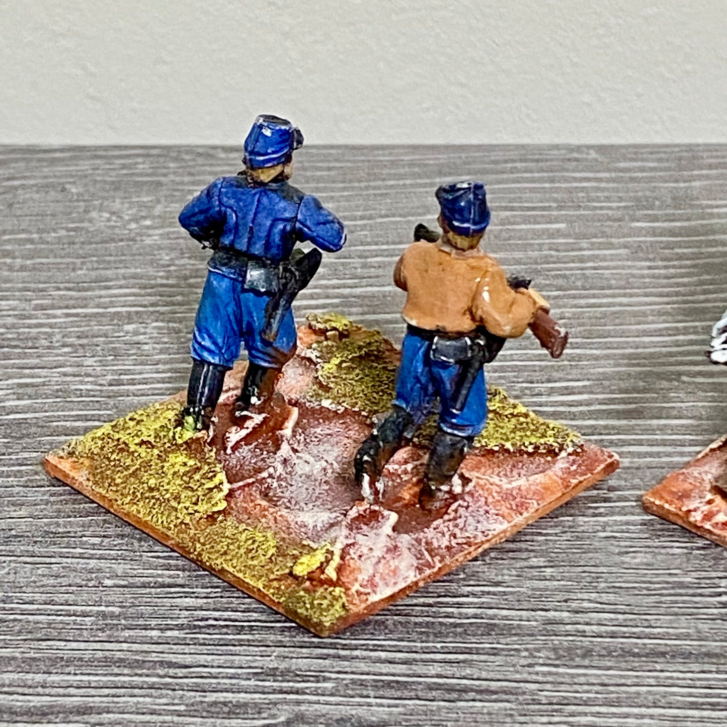 28mm ACW Union Cavalry Mounted Unmounted Painted Metal Miniatures Wargames 2 Fig