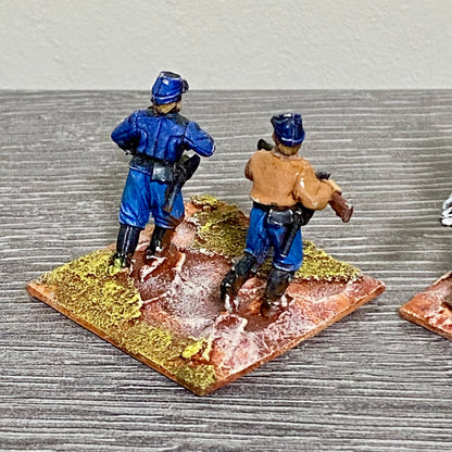 28mm ACW Union Cavalry Mounted Unmounted Painted Metal Miniatures Wargames 2 Fig