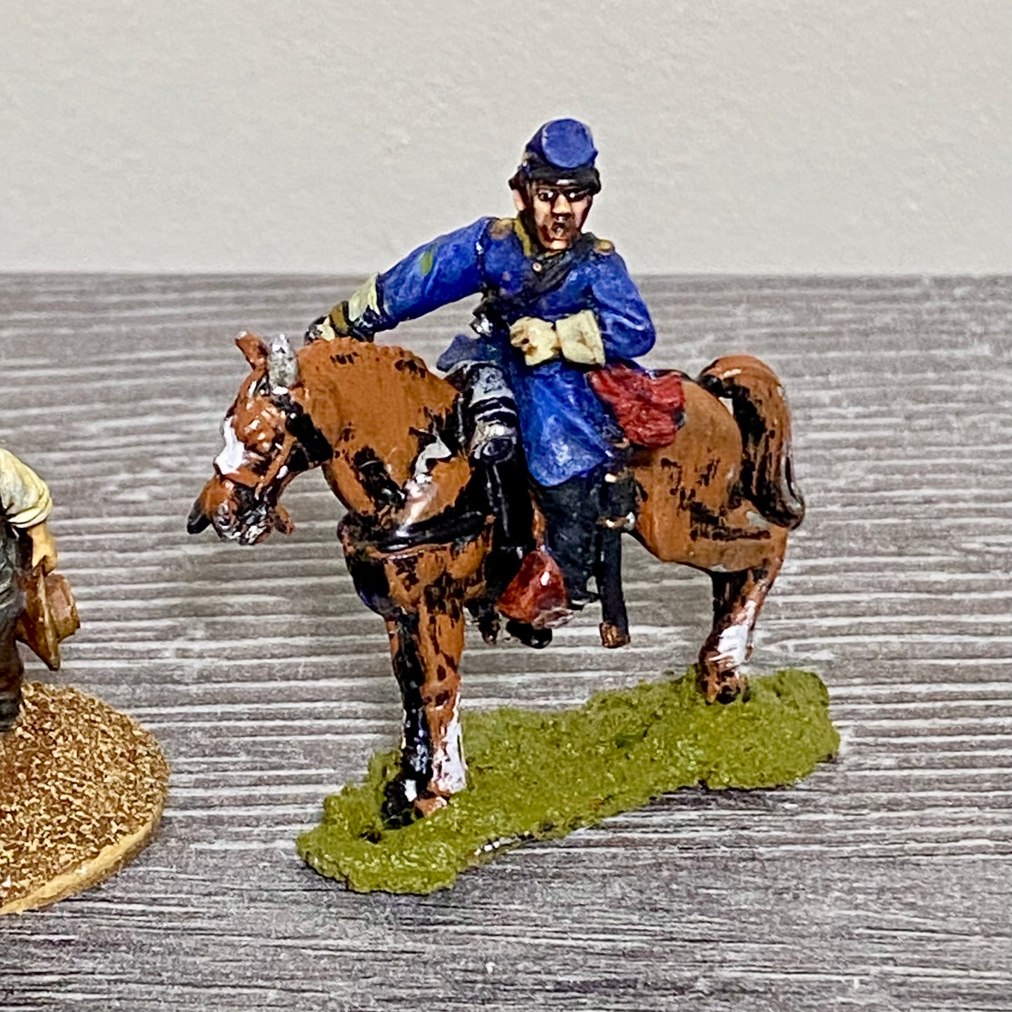 28mm ACW Union Cavalry Mounted Unmounted Painted Metal Miniatures Wargames 3 Fig