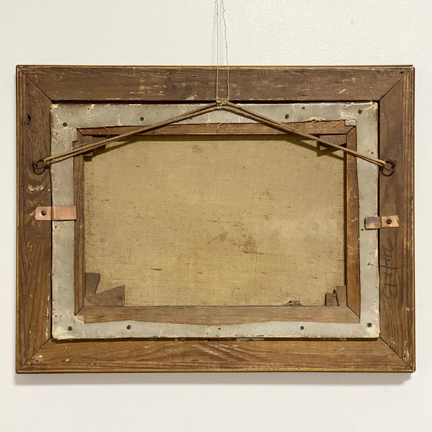 Antique Lady By Lake Rural Scene With Ducks Oil On Canvas Signed F A 1912 Framed