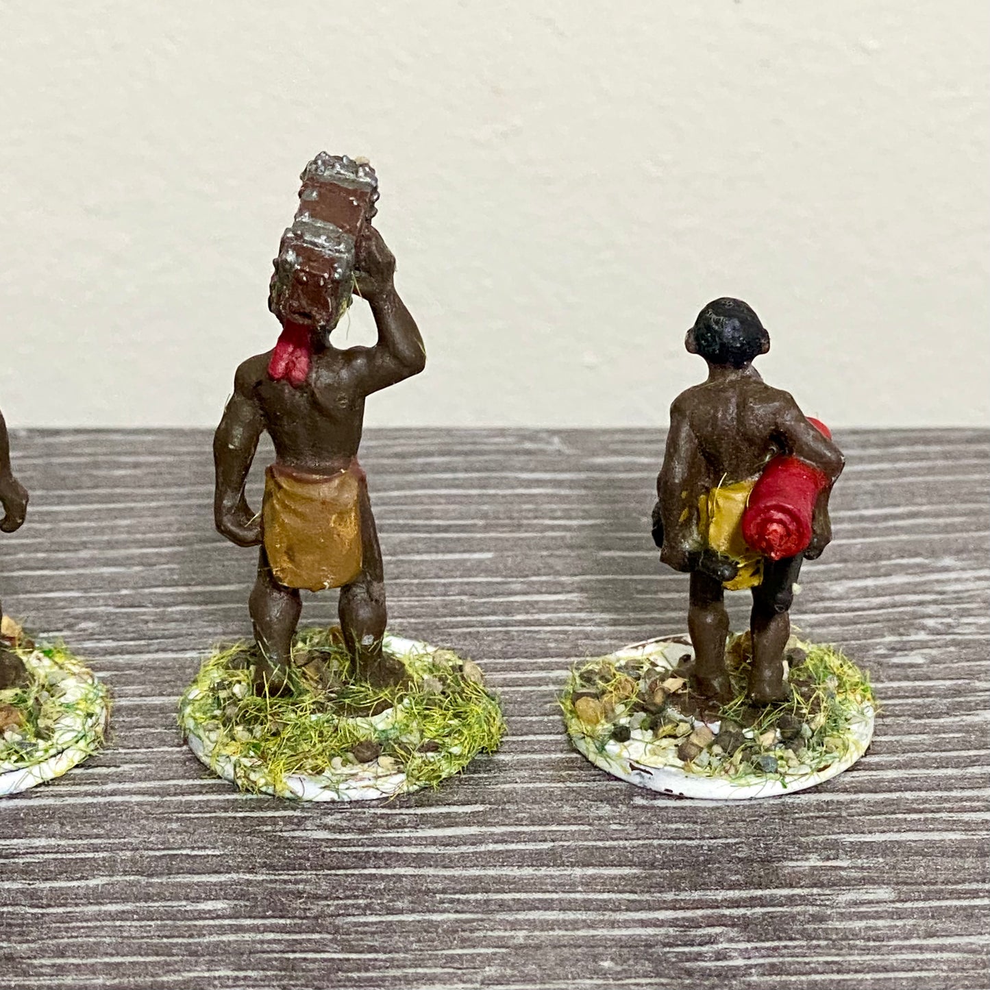 25mm Zulu War 1879 Tribe Set Painted Metal Unmounted Miniatures War Games 6 Figs