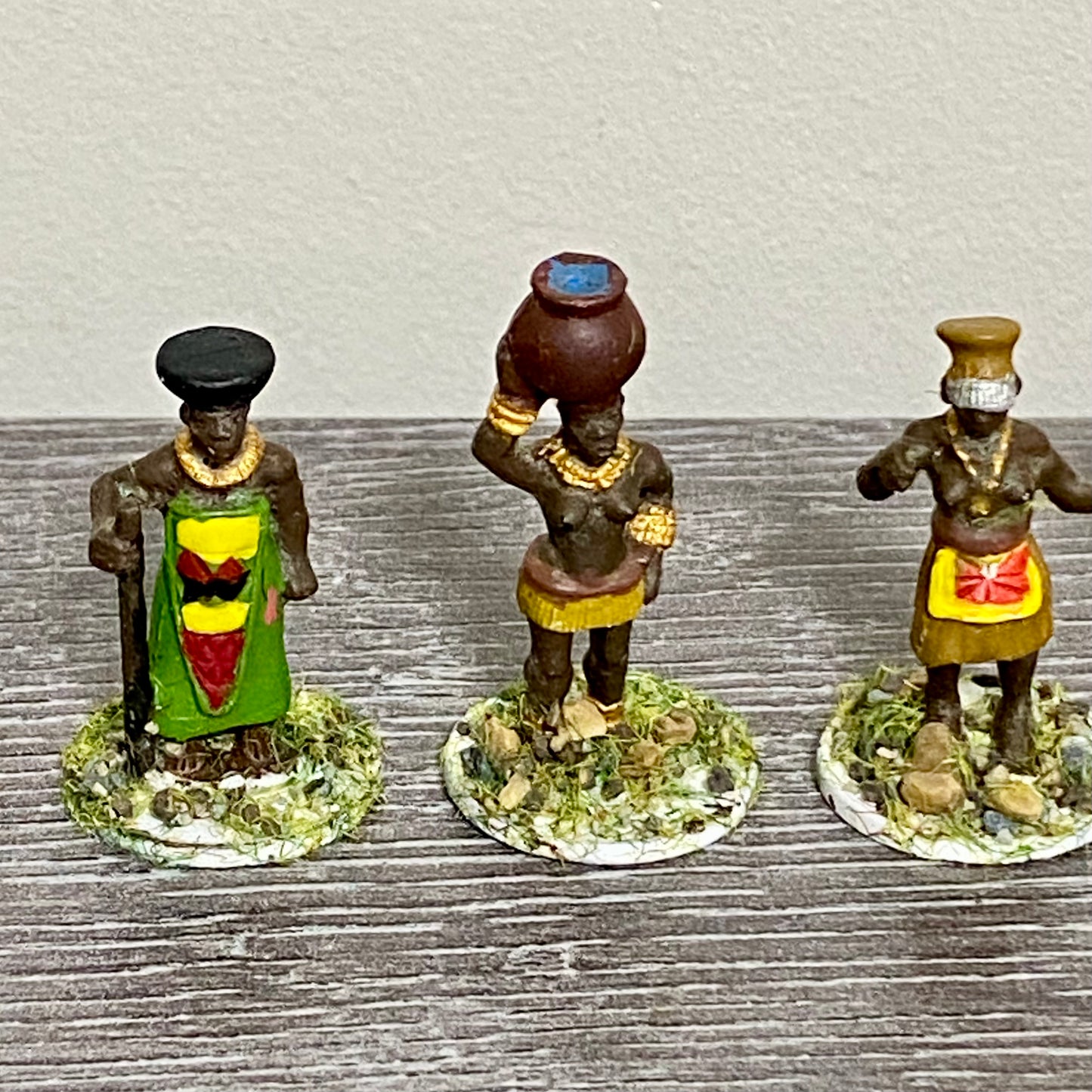 25mm Zulu War 1879 Tribe Women Natal Painted Metal Miniatures War Games 5 Figs