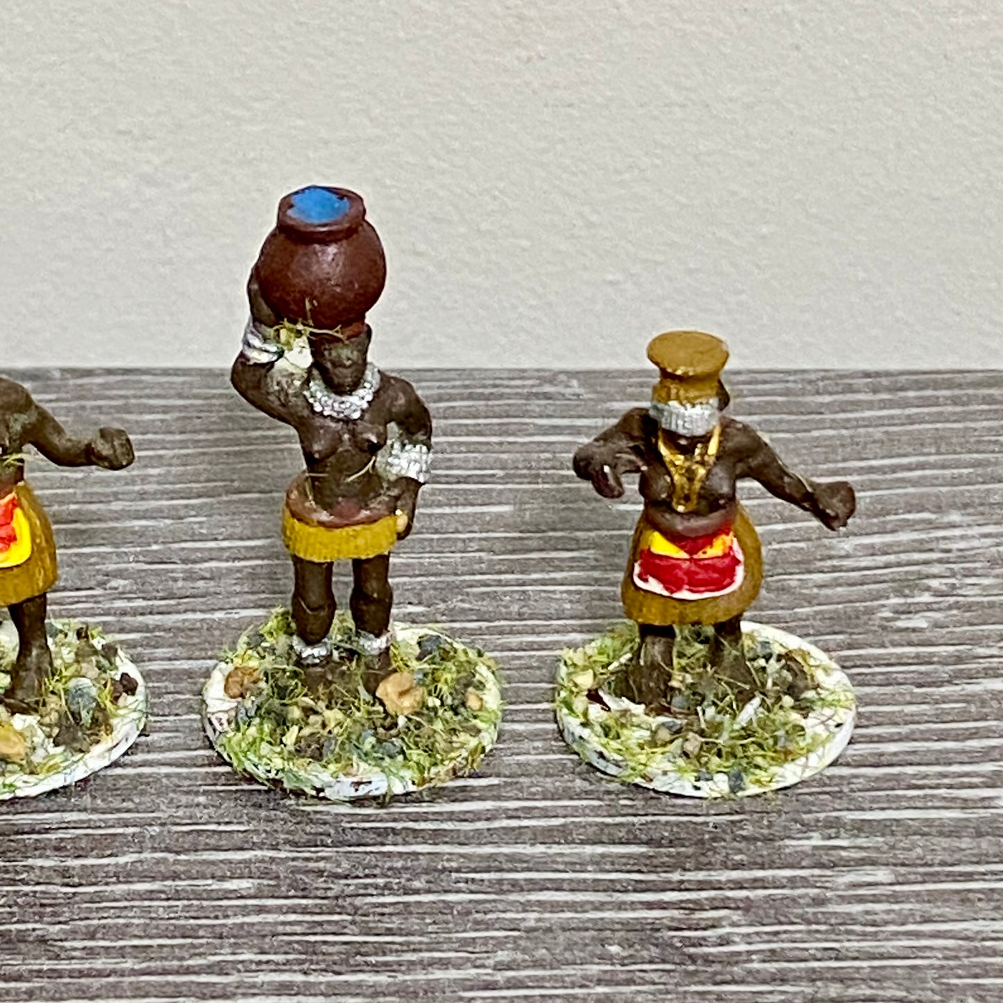 25mm Zulu War 1879 Tribe Women Natal Painted Metal Miniatures War Games 5 Figs